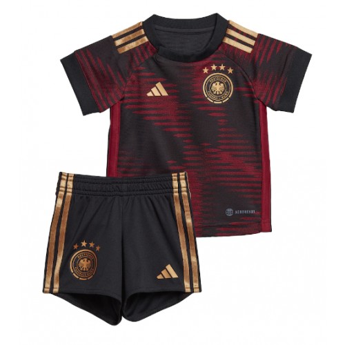 Dětský Fotbalový dres Německo MS 2022 Venkovní Krátký Rukáv (+ trenýrky)